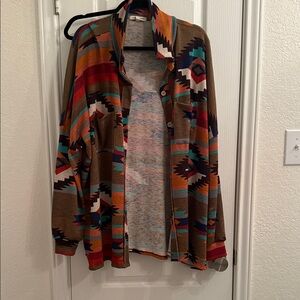 Multicolor Patterned Sweater